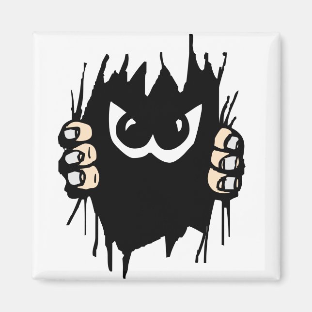 Monster in my magnet! magnet (Front)