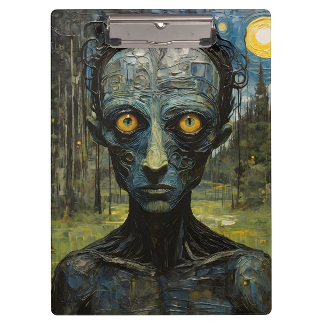 Monster in the forest clipboard (Front)
