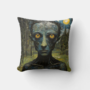 Monster in the forest cushion