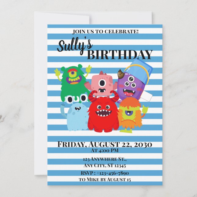 Monster Invitation (Front)