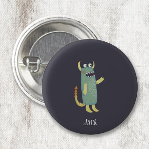 Monster Jack Custom Name 3 Cm Round Badge