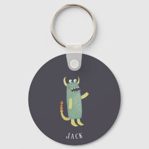 Monster Jack Custom Name Key Ring