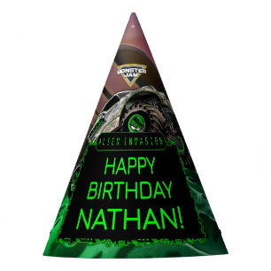 Monster Jam - Alien Invasion Birthday Party Hat