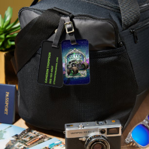Monster Jam Alien Invasion Luggage Tag