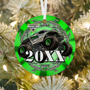 Monster Jam Alien Invasion Metal Tree Decoration