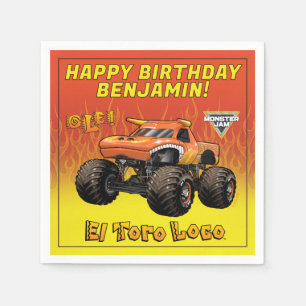 Monster Jam - El Toro Loco Birthday Napkin