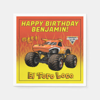 Monster Jam - El Toro Loco Birthday Napkin