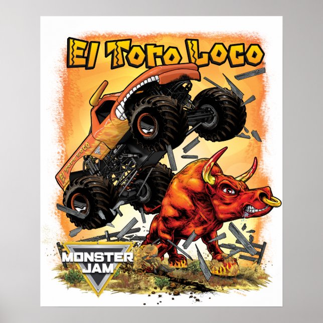 Monster Jam El Toro Loco Poster (Front)