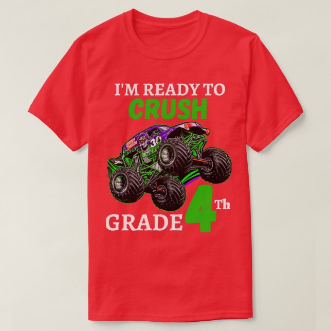 Monster jam Grave digger monster truck Ix27m Ready T-Shirt (Design Front)