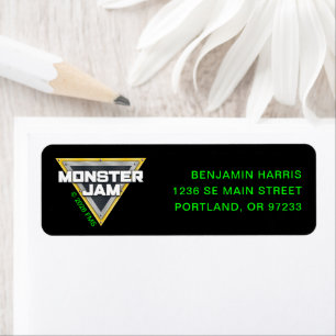 Monster Jam Logo Return Address Label
