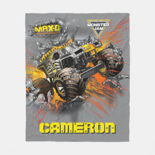 Monster Jam Max-D - Personalised Fleece Blanket