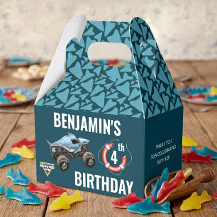 Monster Jam Megalodon Birthday Favour Box