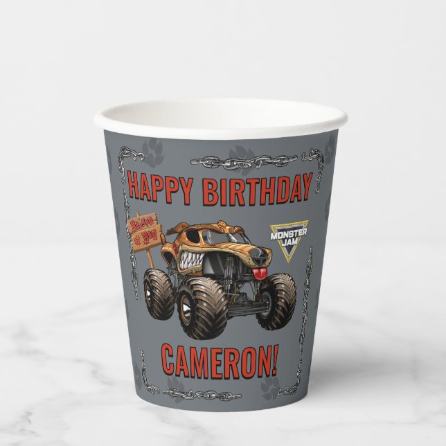Monster Jam - Monster Mutt Birthday Paper Cups (Front)