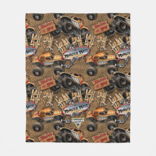 Monster Jam Monster Mutt Fleece Blanket