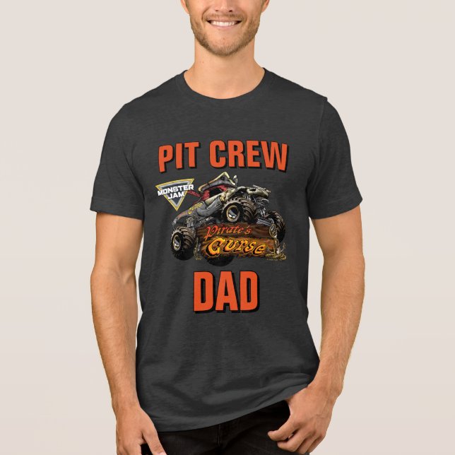 Monster Jam - Pirate's Curse Pit Crew Tri-Blend Shirt (Front)
