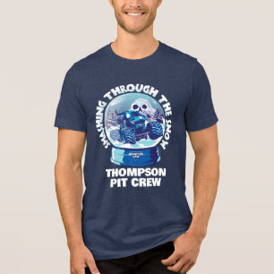 Monster Jam "Smashing Through the Snow" Tri-Blend Shirt