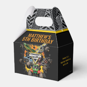 Monster Jam Trucks Birthday Favour Box