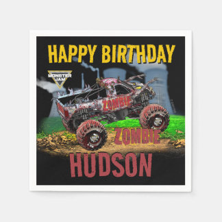 Monster Jam - Zombie Birthday Napkin