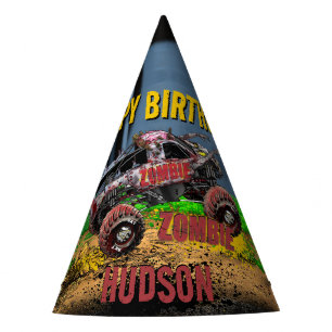 Monster Jam - Zombie Birthday Party Hat