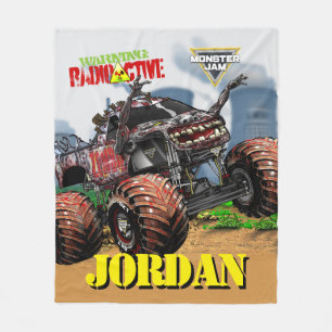 Monster Jam Zombie - Personalised Fleece Blanket