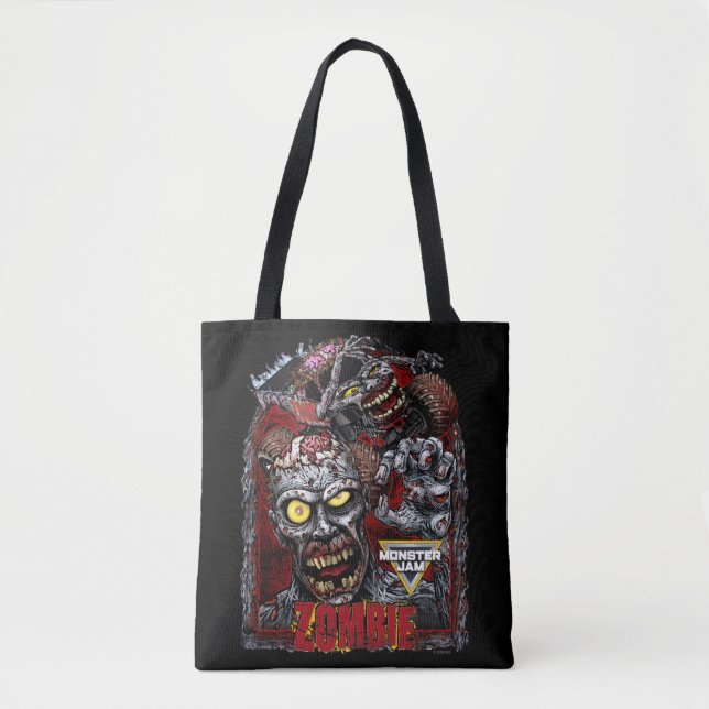 Monster Jam Zombie Tote Bag (Front)