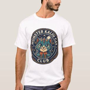 Monster Kaiju Cat Cat Graphic Tee Art - Monster Ka