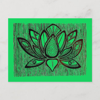 "Monster Lotus" postcard