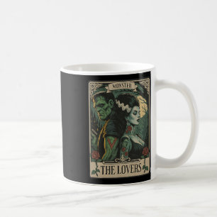 Monster Lovers Tarot Card Gothic Frankenstein Hall Coffee Mug