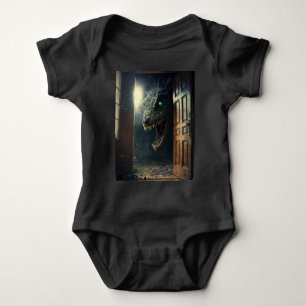 Monster lurk baby bodysuit
