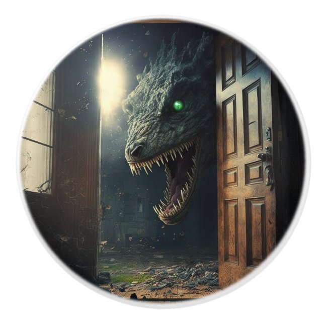 monster lurk ceramic knob (Front)