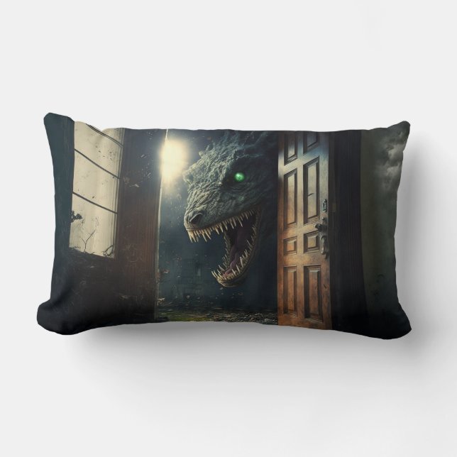 Monster Lurk Lumbar Cushion (Front)