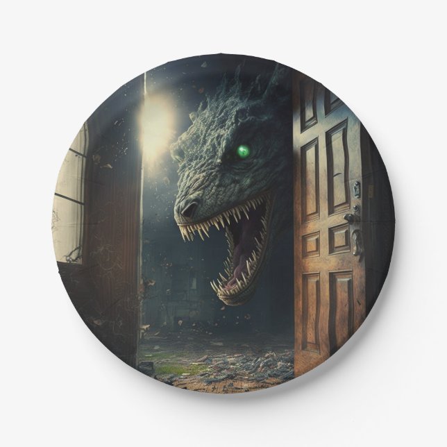 monster lurk paper plate (Front)