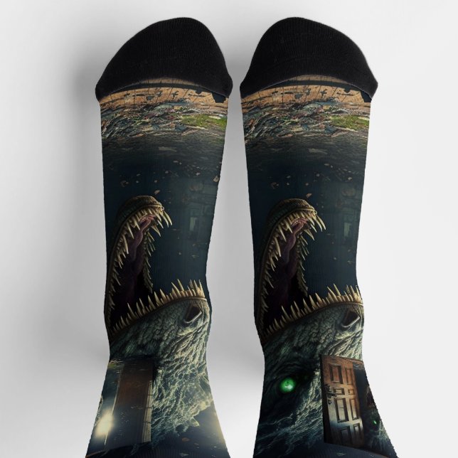 monster lurk socks (Top)