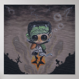 monster mash art print