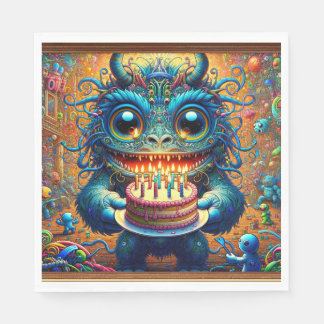 MONSTER MASH BIRTHDAY NAPKIN