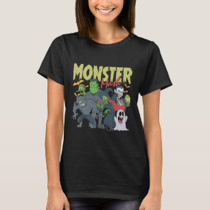 Monster Mash Funny Halloween Spooky Season Trick O T-Shirt