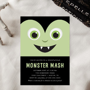 Monster Mash   Halloween Party Invitation
