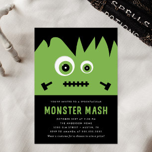 Monster Mash   Halloween Party Invitation