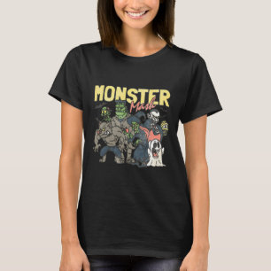 Monster Mash Happy Halloween Spooky Season Trick O T-Shirt