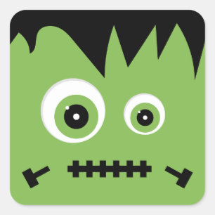 Monster Mash Monster Halloween Square Sticker