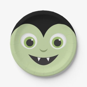 Monster Mash   Vampire Halloween Paper Plate