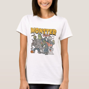 Monster Mash Vintage Ghost Halloween Funny  T-Shirt