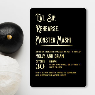 Monster Mash Wedding Rehearsal 