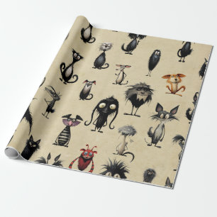 Monster Mash Wrapping Paper