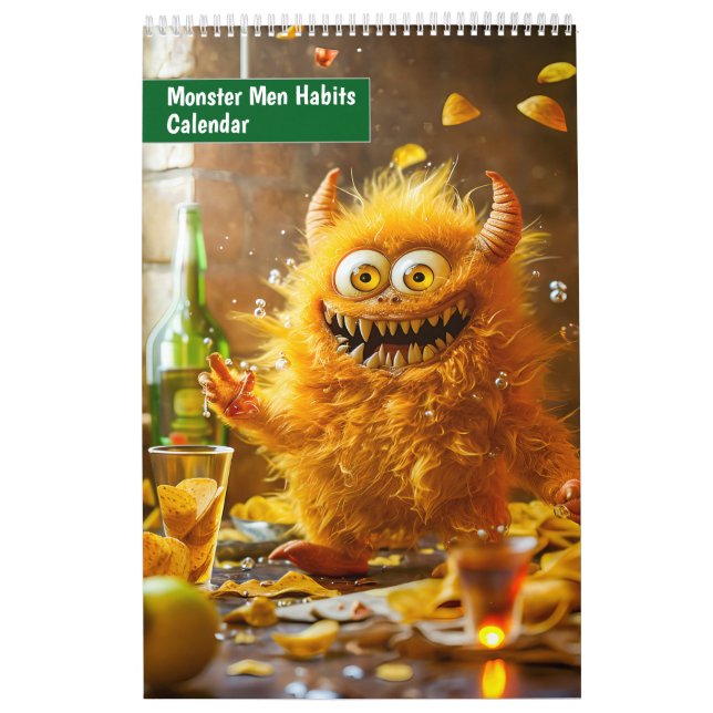 Monster Men Habits – Calendar (Cover)