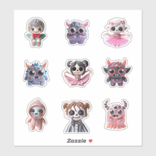 monster modeling clay colorful