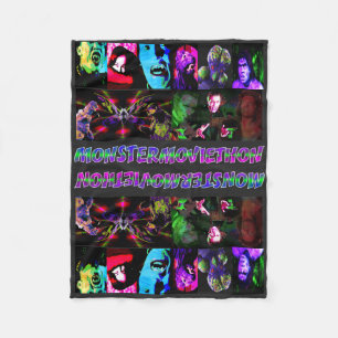 Monster Moviethon Monster Banners Seasons 2-5 Fleece Blanket
