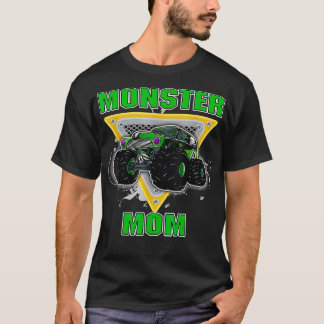 Monster Mum Monster Truck Are My Jam Truck Mum Lov T-Shirt