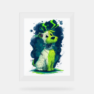 Monster Mutt – Cute Halloween Dog Acrylic Sign