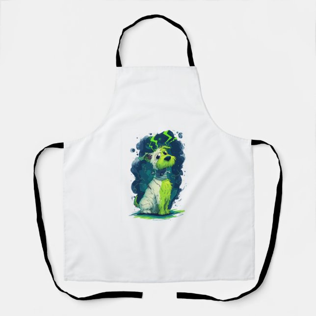 Monster Mutt � Cute Halloween Dog Apron (Front)
